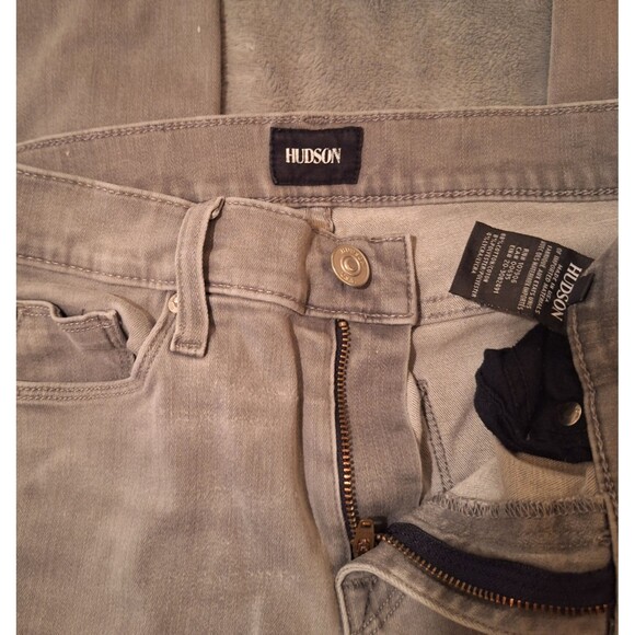 HUDSON Jeans Women 25 Gray Nico Midrise Super Skinny Stretch Denim - Picture 8 of 14
